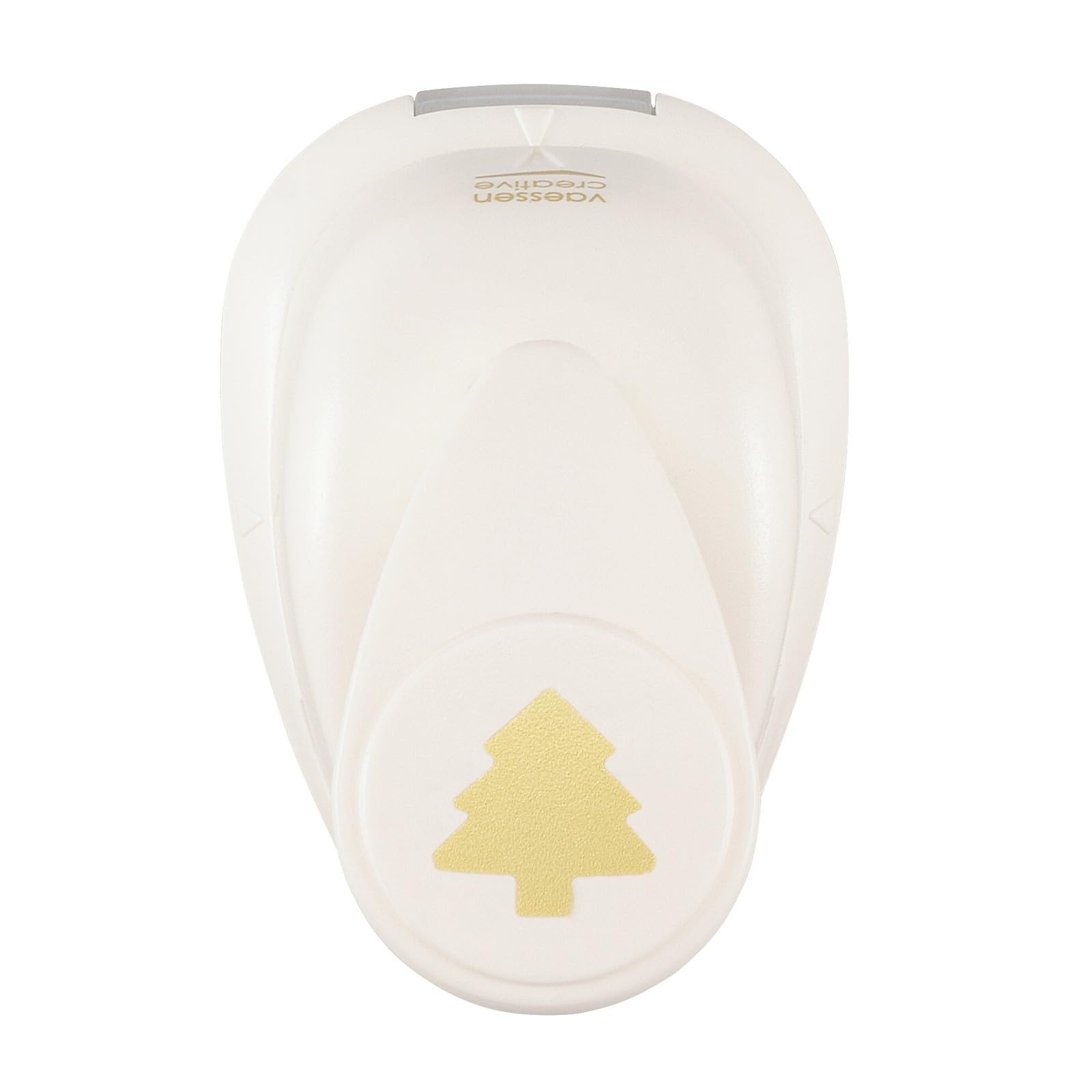 Vaessen Creative Craft Paper Punch - Fir Tree - 1,4 x 1,5 cm - Circle Cutter for Crafting and Card Making
