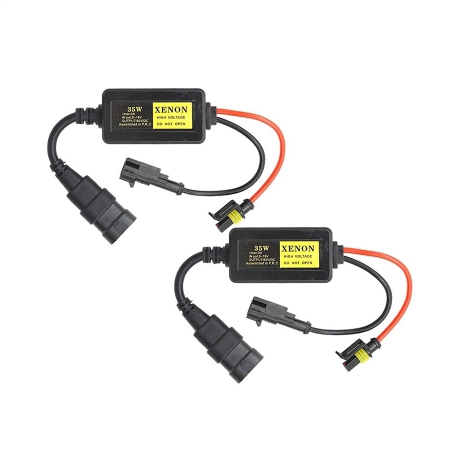 Compatible con H1 H3 H4 H7 H11 9005 9006 Faro De Coche Xenon 12V DC H-ID Balasto 35W 55W Kit De Conversión De Bloque De Encendido Electrónico lastre del Coche(2 * 35w)