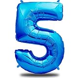 🎈FLIEGT MIT HELIUM: Werden die großen Zahlen mit Helium gefüllt, schweben sie für bis zu 8 Tage. Sorgt garantiert für eine große Überraschung und gibt der Party das gewisse Extra.