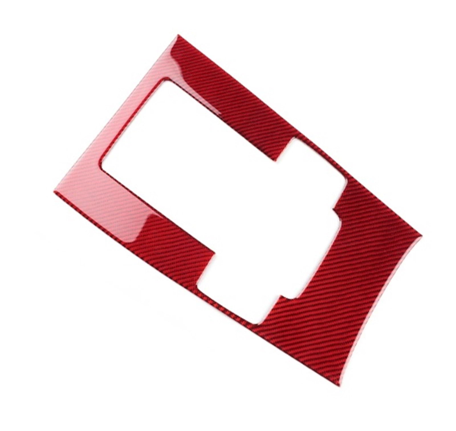 Interior Trim for Mazda 3 for Axela BP 2019-2021 2024 2025 Manual Automatic MT/AT LHD RHD Car Gear Shift Real Soft Carbon Fiber Sticker Cover Trim Sticker(Manual LHD RHD Red)