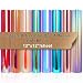 Holographic Adhesive Vinyl Pack 12" x 12" 8 Sheets Assorted Colors Bundle/Variety Pack Chrome Sign Vinyl Works with Silhouette Cameo, Cricut and Other Cutters, DIY Design for Decorations