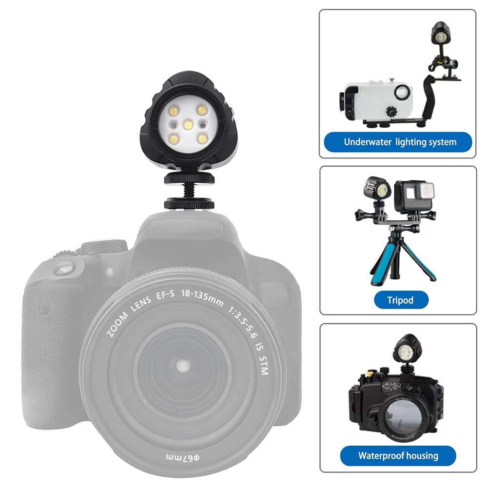 Luce di Riempimento Subacquea, Luce di Riempimento per Immersione, Classe di impermeabilità IPX8 SL-18 per la Fotografia Subacquea