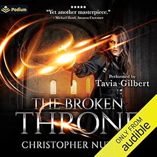 The Broken Throne Audiolibro Por Christopher G. Nuttall arte de portada