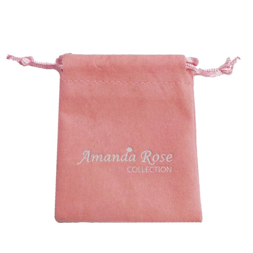 Amanda Rose Collection 14K White Gold 3mm Round Hoop Earrings for Women4