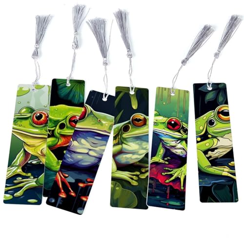 Marque-pages grenouille pour accompagner vos moments de détente littéraire au calme