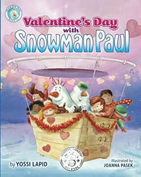 Paperback Valentine's Day with Snowman Paul Book