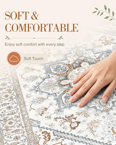 OLANLY 2'6"x14' Washable Runner Rug, Non Slip Carpet for Hallway Kitchen - image 4