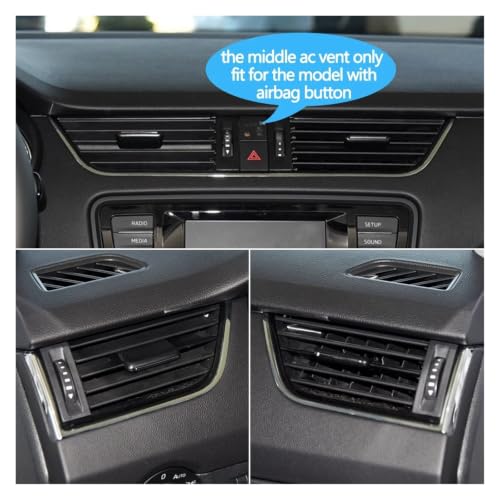 Cubierta de ventilación central para salpicadero Skoda Octavia 3: repare su aire acondicionado 6