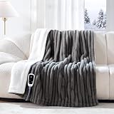 Sealy Faux Fur to Sherpa Charcoal