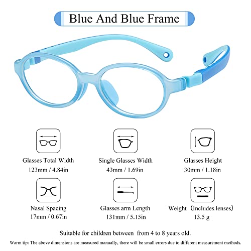 Image of SooGree Blue Light Blocking Glasses for Kids Boys Girls,Computer Screen Gaming TV Phone Glasses Anti Glare & Eye Strain