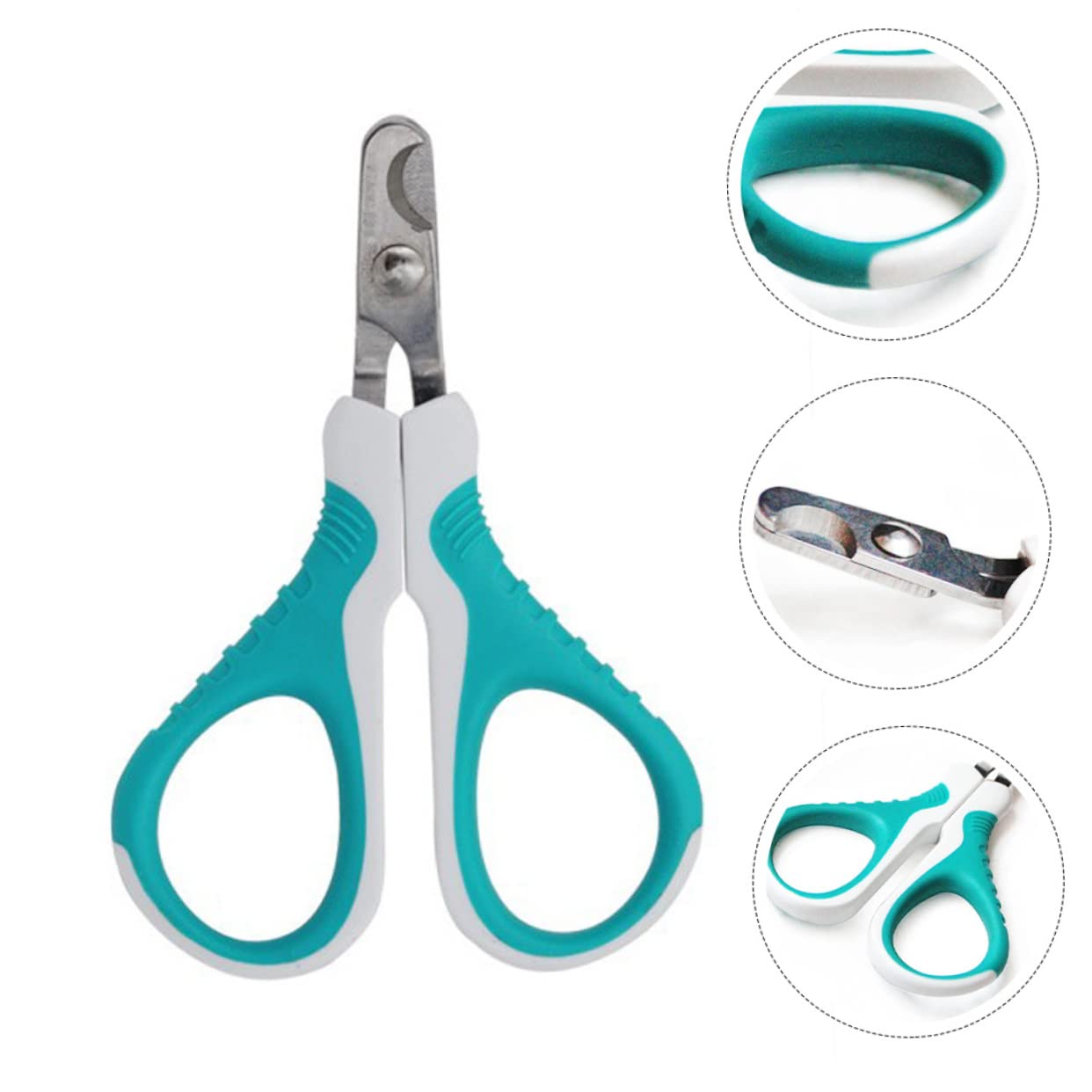 minkissy 5stücke Tragbare Krallenschere Für Katzen Und Hunde Edelstahl Nagelknipser Mit Sicherheitsgitter Ergonomischer Griff Für Sicheres Und Präzises Trimmen Von Haustiernägeln