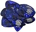 Planet Waves Blue Pearl Celluloid Guitar Picks, 25 pack, Light