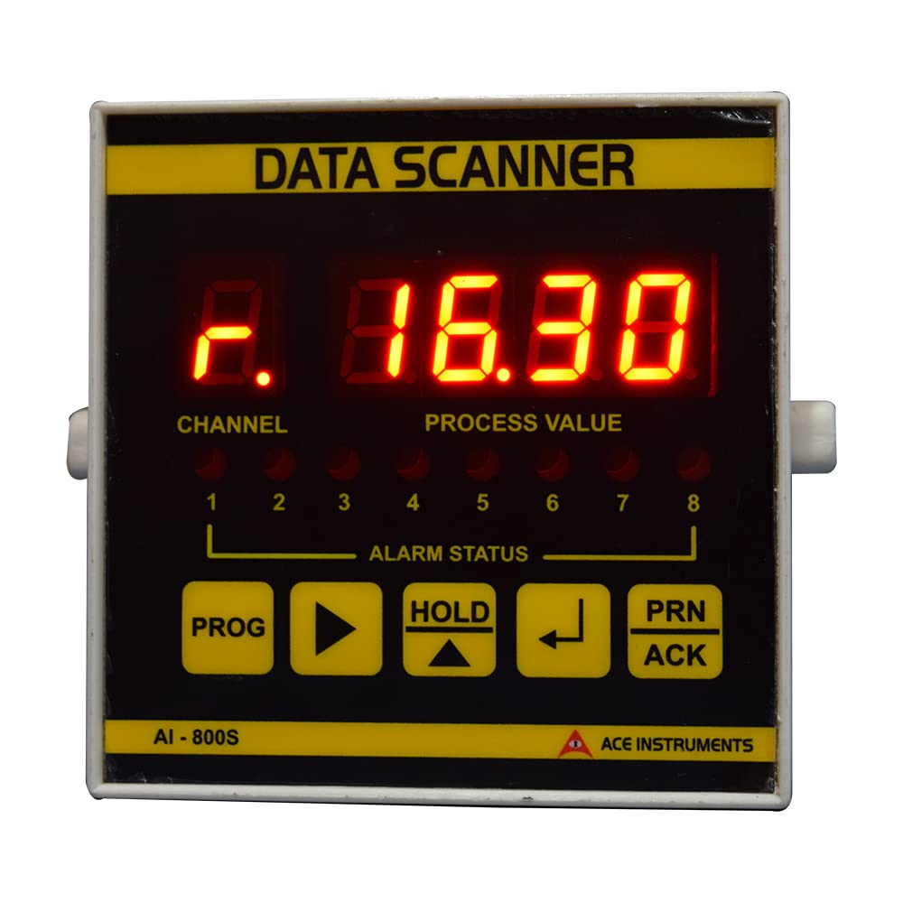 8 Channel Data Logger with 21CFR Software for Pharmaceutical Industries, Freezers, Cold Chains, Autoclaves, Chemical Industry Alongwith Factory Calibration Certificate Model: AI-800S