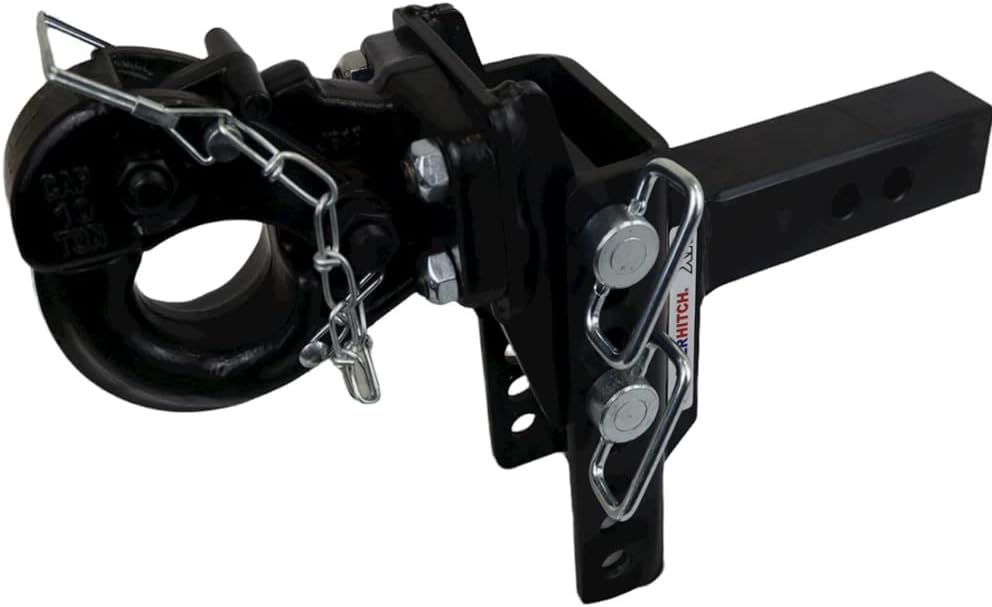 Shocker XR Adjustable Pintle Hook Hitch 6" Drop to 6" Rise