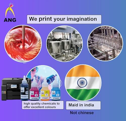 ANG Refill Ink for brotherr DCP T310, T300, T510, T500, T910, T710, T400W, T450W, T300W, T800W, T700, T810, J100 Printer B/C/Y/M brotherr Ink Bottle