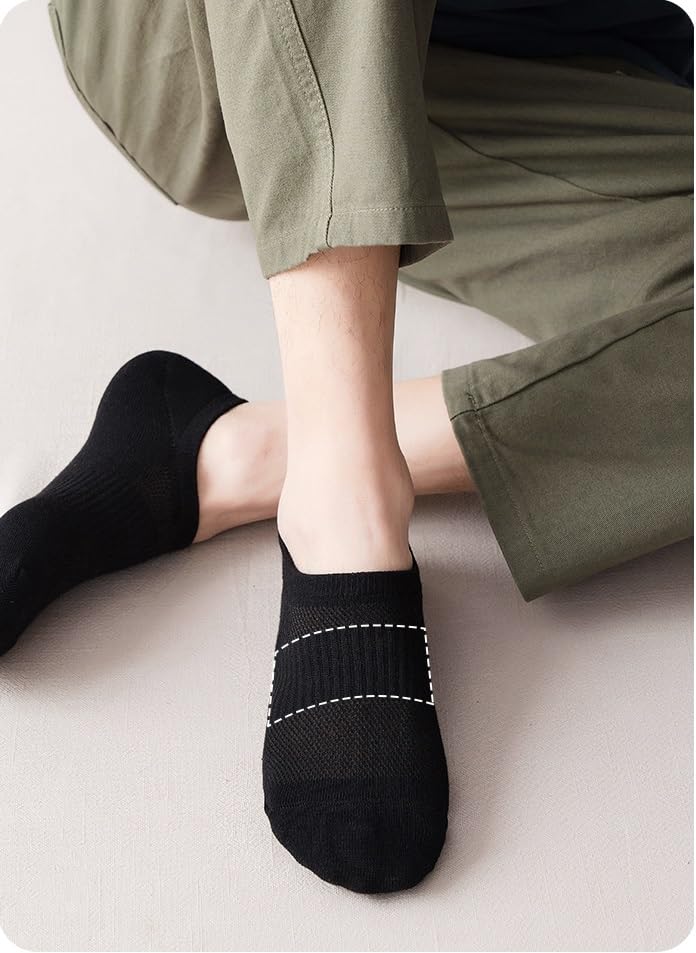 Women No Show Socks Non Slip Low Cut Invisible Liner Cotton Thin Lightweight Casual Athletic Boat Soft Comfort Sock Size 5~112