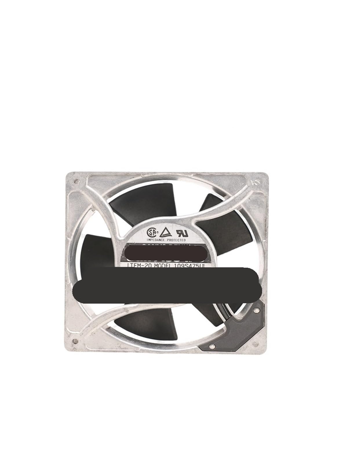 Ventilateur 109S475UL à double roulement pour refroidissement d'armoire
