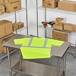 Restaurantware Lime Class 2 High Visibility Safety Shirt, M, 20 Ct - Image 2