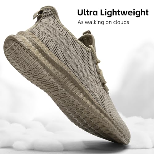 Image of Mens Slip On Walking Shoes Sneakers Running Shoes Trainers Athletic Gym Fitness Sport Shoes Non Slip Breathable Mesh Workout Fashion Breathable Comfortable