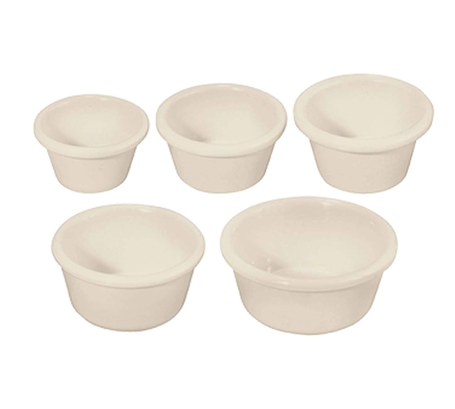 Winco Plain Ramekins, 2-Ounce, White,Medium