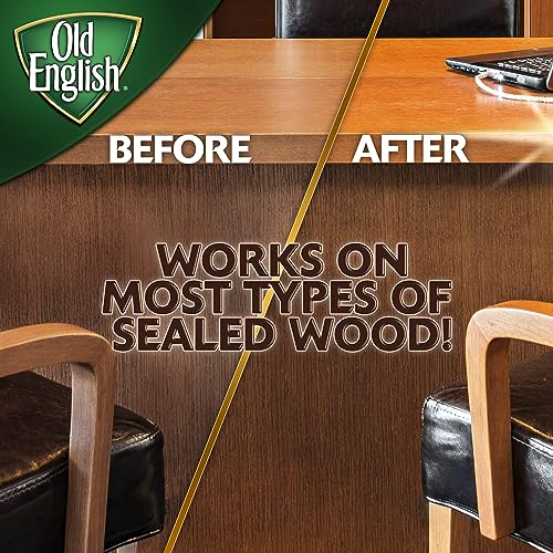 old english 75144 scratch cover for dark woods 8oz bottle wood polish