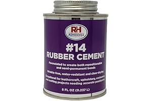 #14 Rubber Cement, 8 oz. Bottle - RH Adhesives