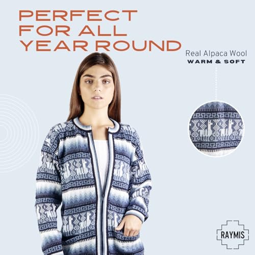 Alpaca Wool Sweater & Cardigan | Warm & Soft Alpaca Wool Fair Isle Sweater4