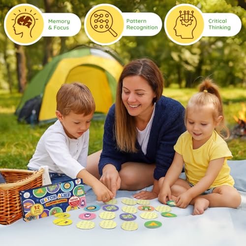 Matching Game - Memory Games for Kids Ages 4-8 - Memory Matching Games for Toddlers 3-5 - Kids Camping Toys - Preschool Board Game - Preschool Learning Activities - Easter Toys for Toddlers Gifts - Image 3