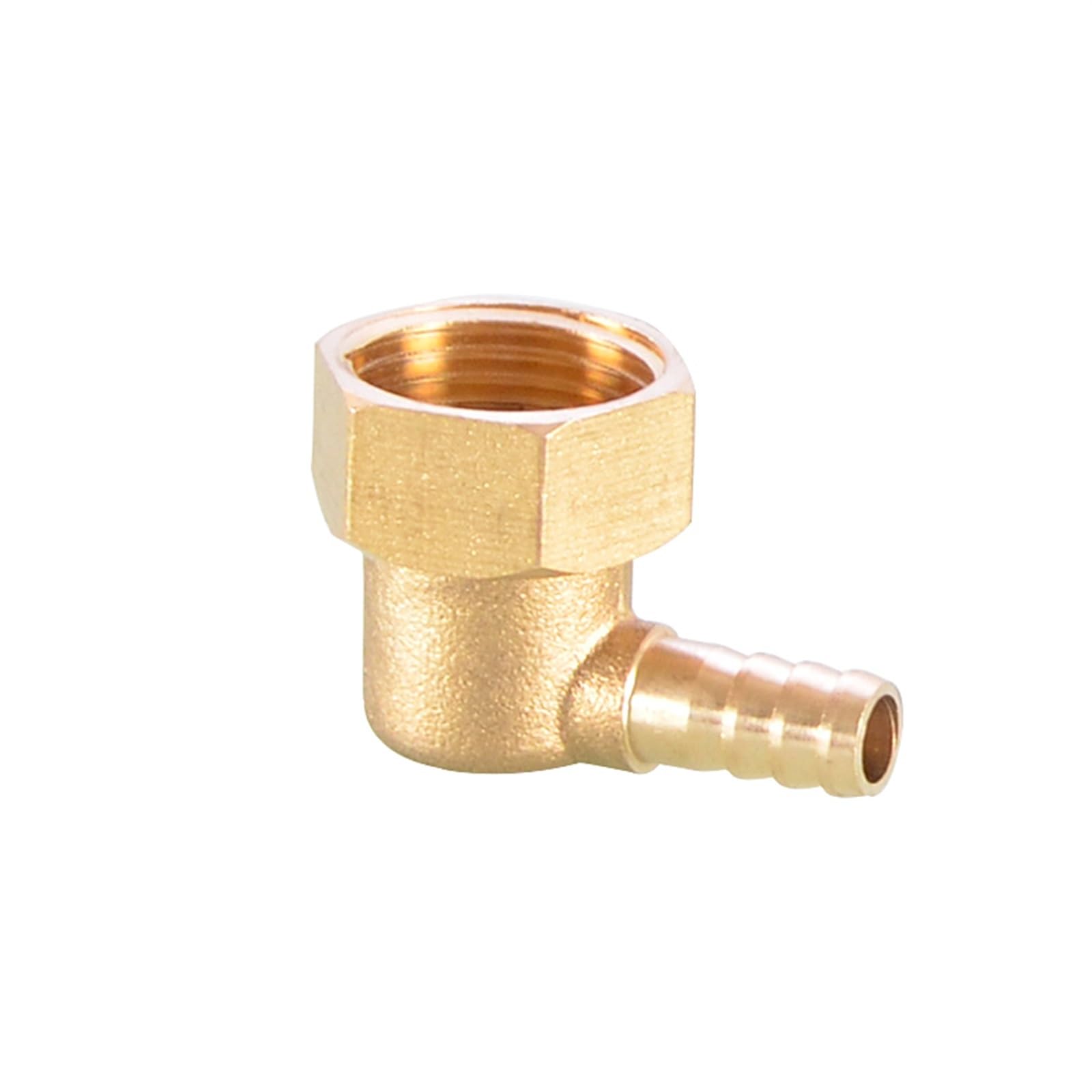 1/2" BSP Female Thread Brass Elbow 90 Degree Barbed Pipe Fitting Coupler Connector 4mm 6mm 8mm 10mm Hose Barb(10mm Hose Barb)