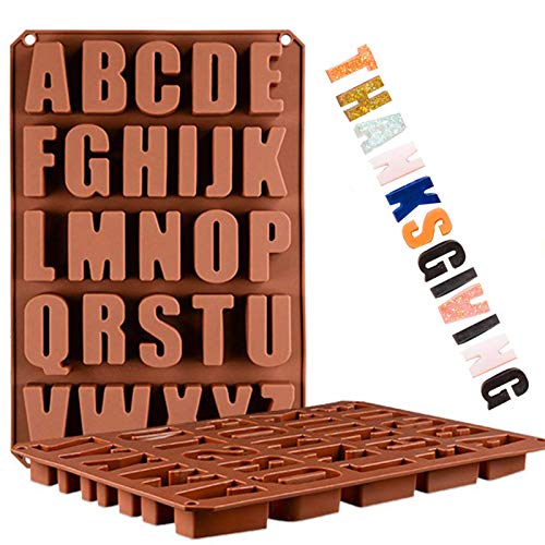 26pcs Large Letter Resin 7 A-Z Capital English Alphabet DIY Silicone
