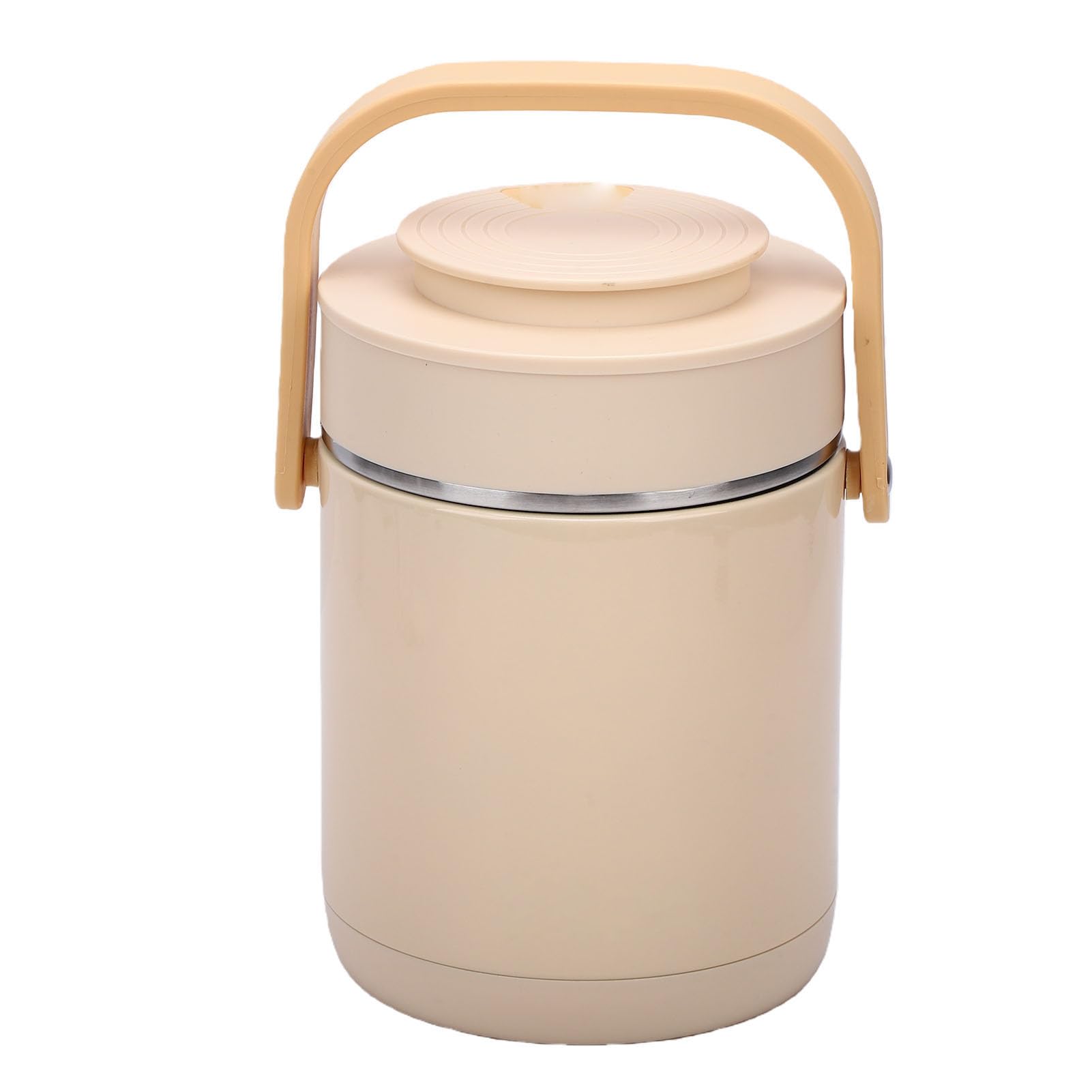 Scatola Pranzo Riscaldabile 1.6L, Pentola Interna in Acciaio Inox 304, Riscaldamento USB, Multi Scomparto con Coperchio Ermetico per Lavoro e Viaggio