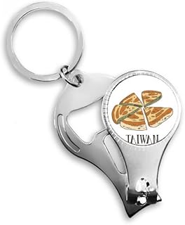 Alimentos Pizza Taiwan Viagem Alicate Anel Chaveiro Abridor de Garrafas Cortador