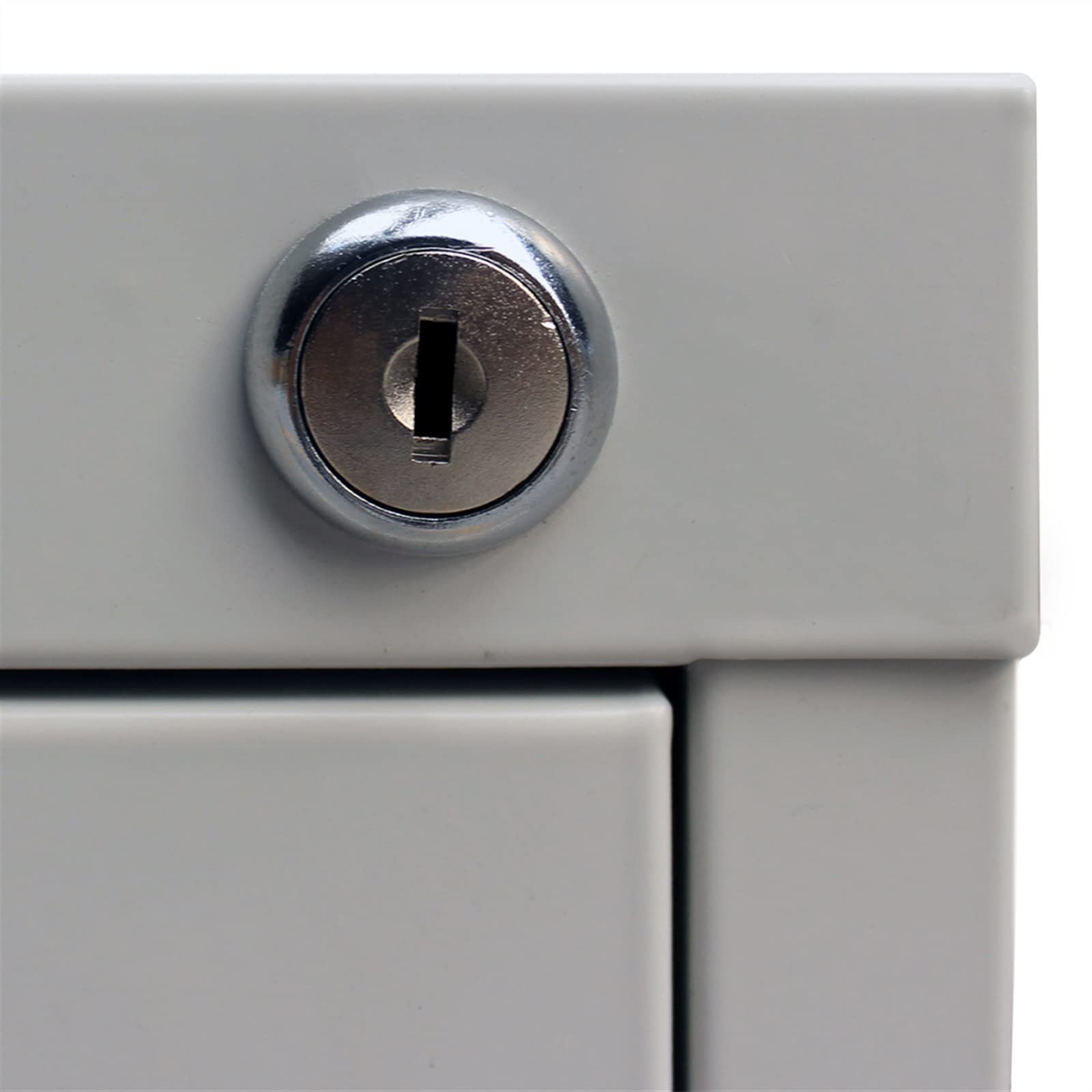 Aktenschrank fürs Büro Seitlicher Aktenschrank Metall Schublade Büromöbel mit 3 Schubladen Büroschrank Home Office organisieren Vertikaler Aktenschrank(0.9mm)