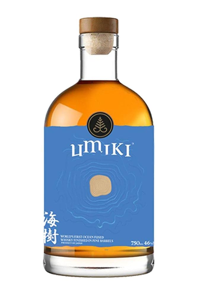 希少レア、海樹ウイスキー750ml／46°瓶ボトル Amazon.co.jp: 海樹 (うみき) ウイスキー 46% 750ml : 食品