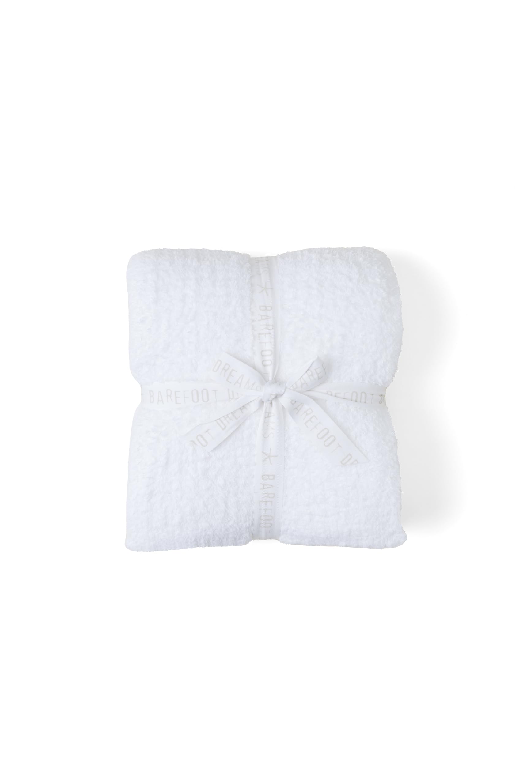 Barefoot Dreams Cozychic Ribbed Throw Blanket White