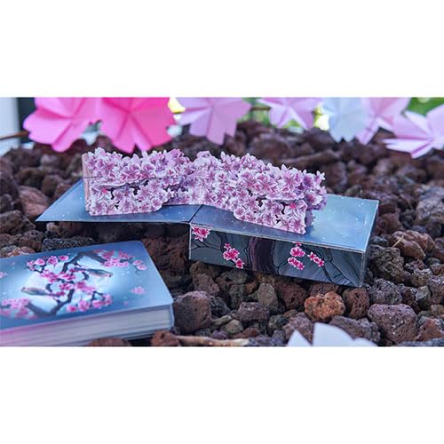 SOLOMAGIA Mazzo di Carte Sakura Renaissance 3D Pop-up Moonlight Edition Playing Cards
