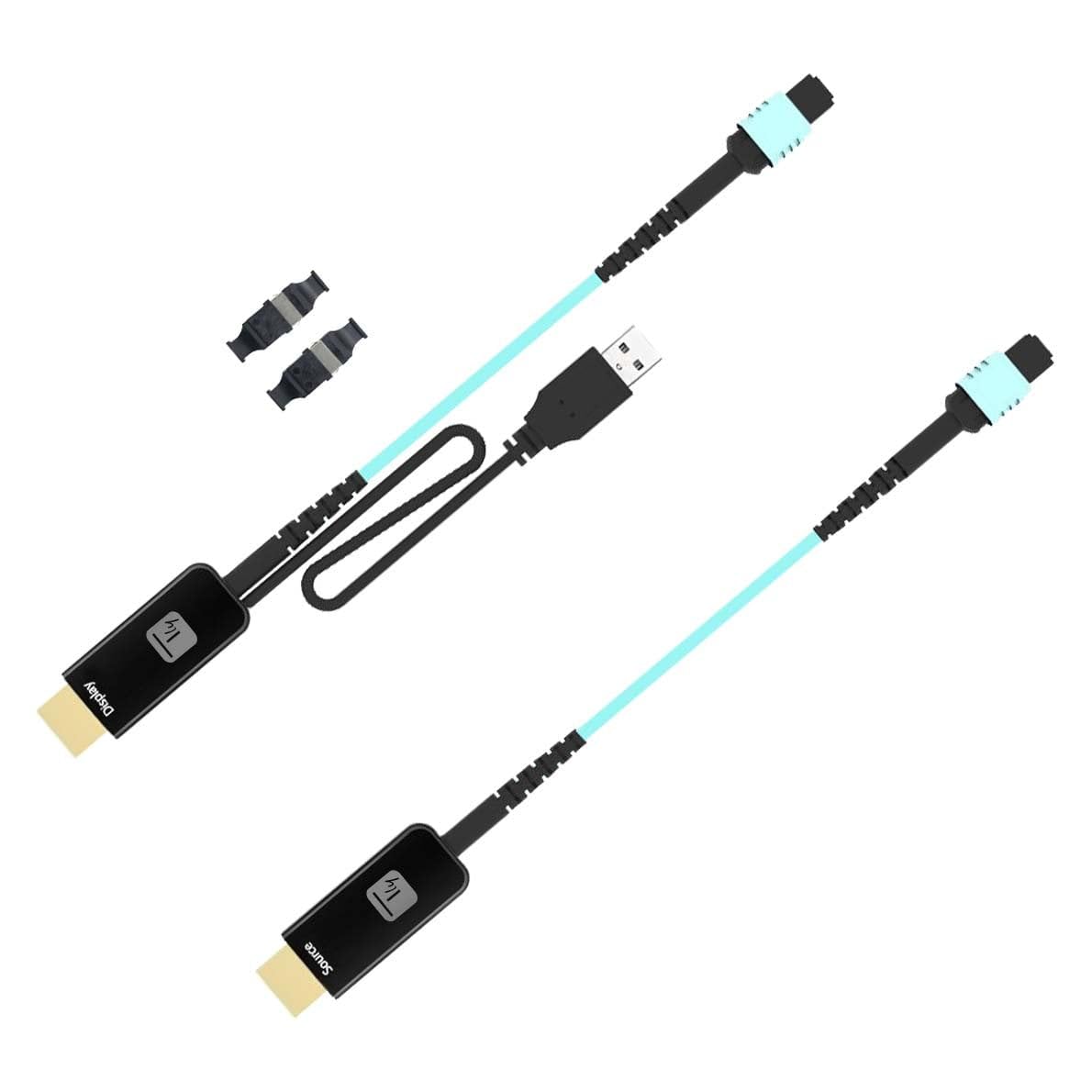 Techly 624223 Extender HDMI 2.0 na MPO 100 m kabel światłowodowy woda