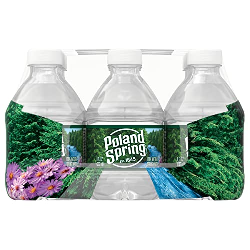 Poland Spring 100% Natural Spring Water, 8 Ounces, 12 Pack #TOP7