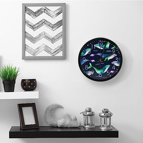 Horloge murale à quartz à piles avec mécanisme de précision