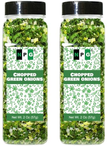 Image of NPG Freeze Dried Chopped Green Onions 2 Oz (Pack of 2), Dried Scallions