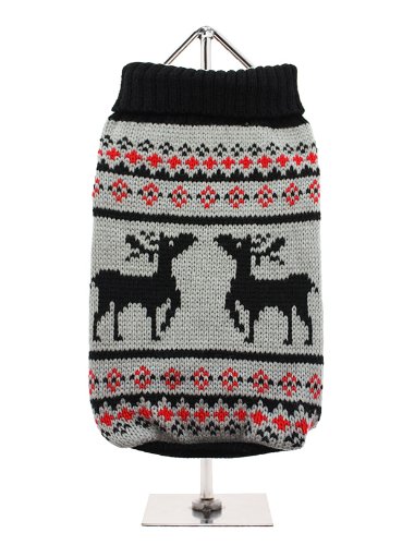 UrbanPup Nordic Reindeer Sweater (Medium - Dog Body Length: 12" / 30cm) - Image 2
