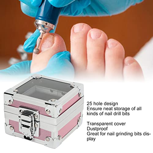 Nail Drill Bit Holder Safe Storage Container - Image 2