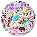 Sports Event: Gymnastics Stickers Pack, 50PCs Athletic Stickers for Hydro Flask, Laptop, Water Bottle, Waterproof Vinyl Decal, Gift Decals for Girls, Teens (Gymnastics)