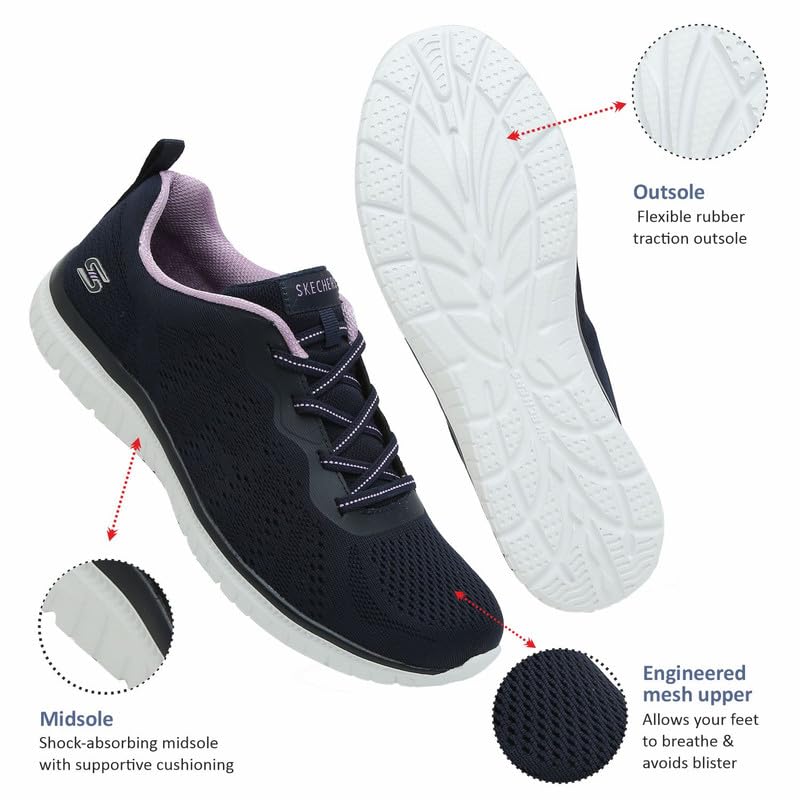 Image of Skechers Women Lace Up Sneaker Shoes
