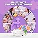 windpaint Toys for Girls 3 4 5 6 7 8 9 10 Years Old, DIY Craft Kits for Kids, Fabric Flower Bouquets for Girls Gifts, Educational Learning Detective Toys for Toddler Kids,Birthdays Gifts (Purple)
