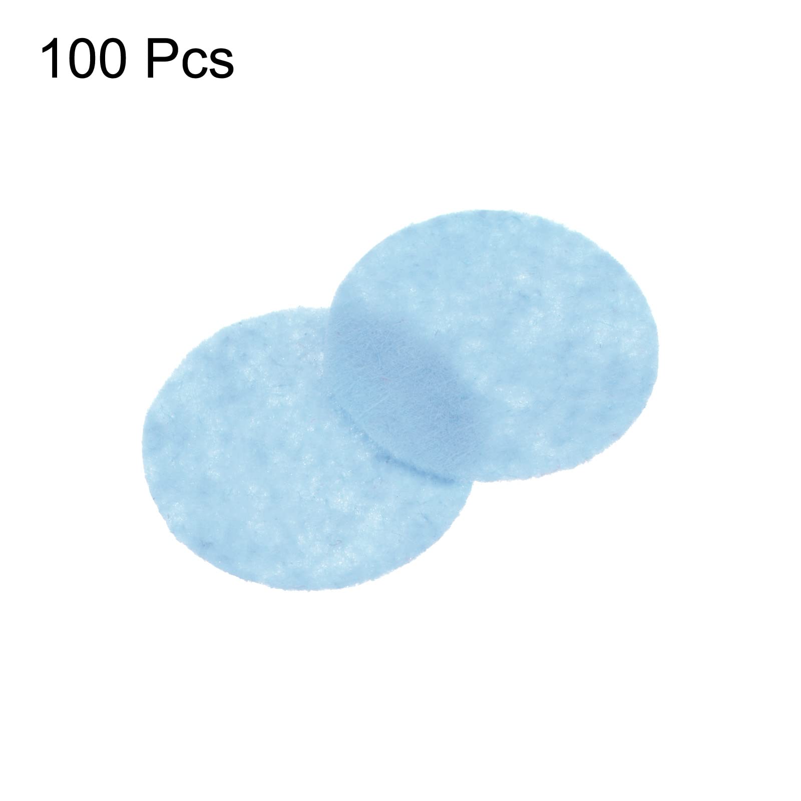 100pcs Rond Feutre Cercle 30mm 1-1/4" Tampons Non-Tissé Tissu Tampon Violet