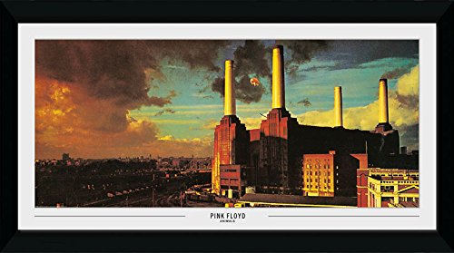 GB Eye Ltd Pink Floyd, Animals Kunstdruck, gerahmt, 50 x 100 cm, Holz, verschiedene, 55 x 105 x 1,8 cm