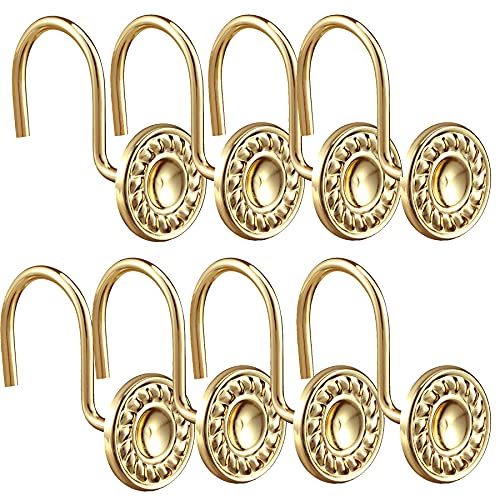 HCY Duschvorhanghaken, langlebig, Legierung Cover