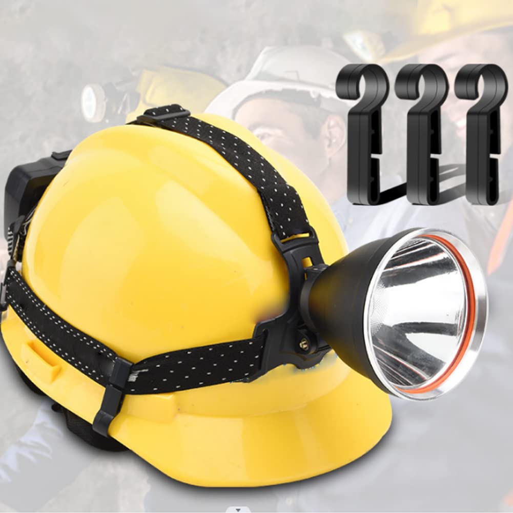 Clip per Fari per Casco, Ganci per Elmetto Protettivo, Confezione da 24