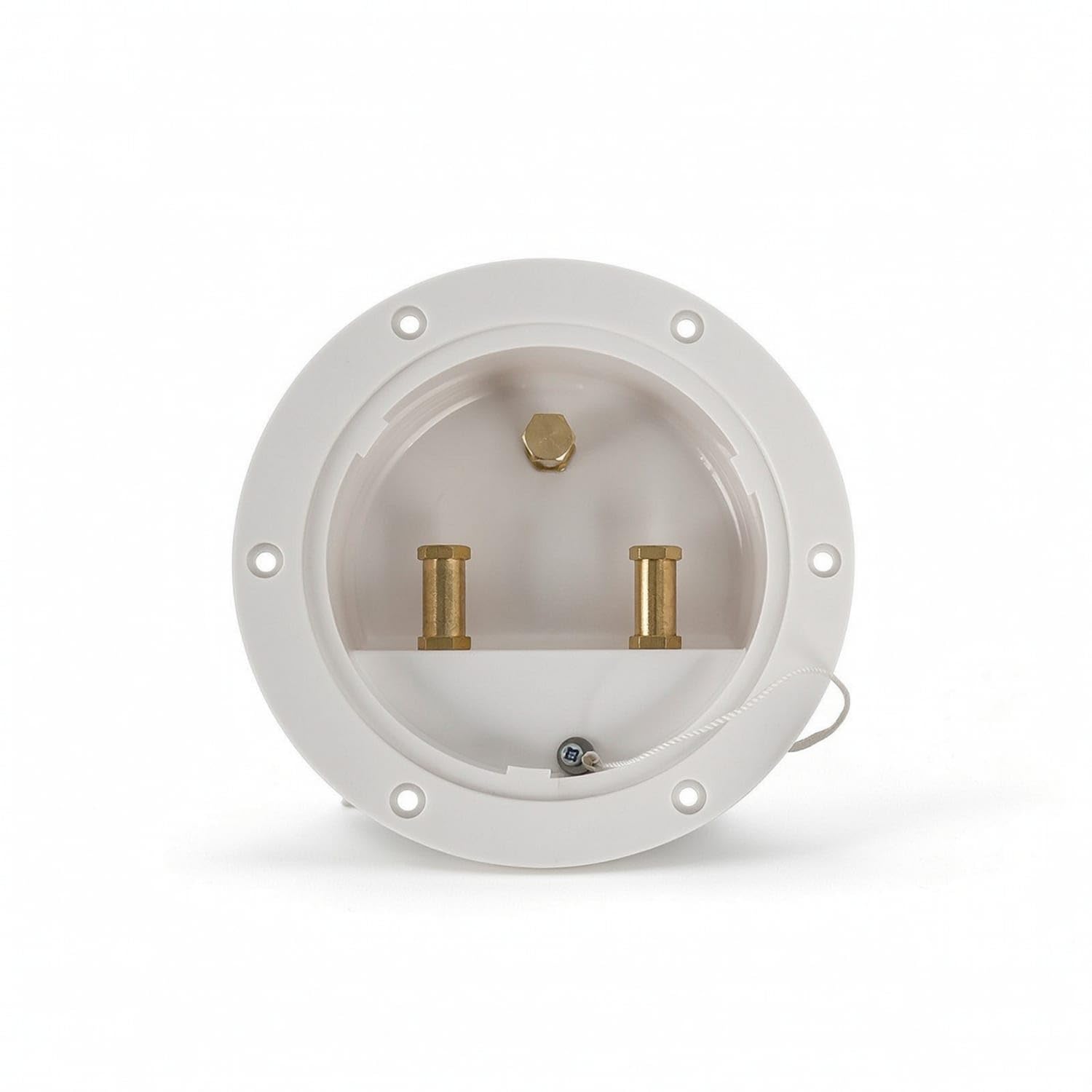Flush-Mount Wiring Connection Box with Cover Slimline Marine Electrical Enclosure Corrosion-Resistant Electrical Junction Box Waterproof for Boat Owners, DIYers, Boats, Decks, 3-Terminal - White-image-9
